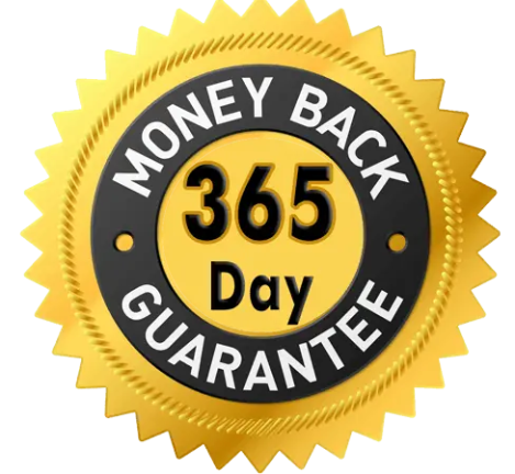 365 day money back guarantee for JointVive providing customer purchase confidence and product satisfaction assurance